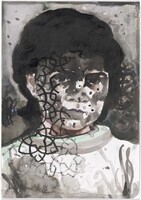 KT 2016 099
<br/>
Zonder titel (meisjesportret)
<br/>
<em>Jarram, Nour-Eddine (1956)</em>